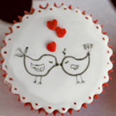 clases de cupcakes de San Valentín