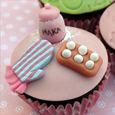 taller de cupcakes del día de la madre
