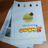 taller de cupcakes de garfield