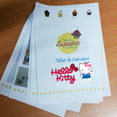 clases de cupcakes de Hello Kitty