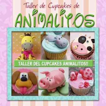taller de cupcakes de animalitos